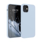 Husa pentru Apple iPhone 12 / iPhone 12 Pro, Silicon, Albastru, 53938.58, Textil, Carcasa, Kwmobile