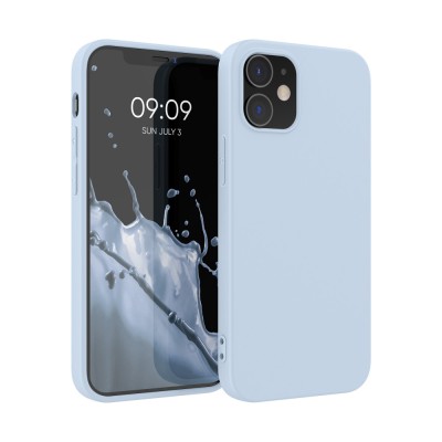 Husa pentru Apple iPhone 12 / iPhone 12 Pro, Silicon, Albastru, 53938.58 foto