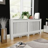Gossi masca pentru calorifer, mdf, 172 cm, alb