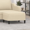 Gossi taburet, crem, 70x55x41 cm, material textil