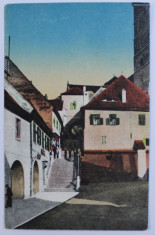 SIBIU - SCARA , CARTE POSTALA ILUSTRATA , POLICROMA , NECIRCULATA , INCEPUT DE SECOL XX foto