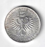 5 MARCI MARK 1968 D ARGINT AUNC UNC
