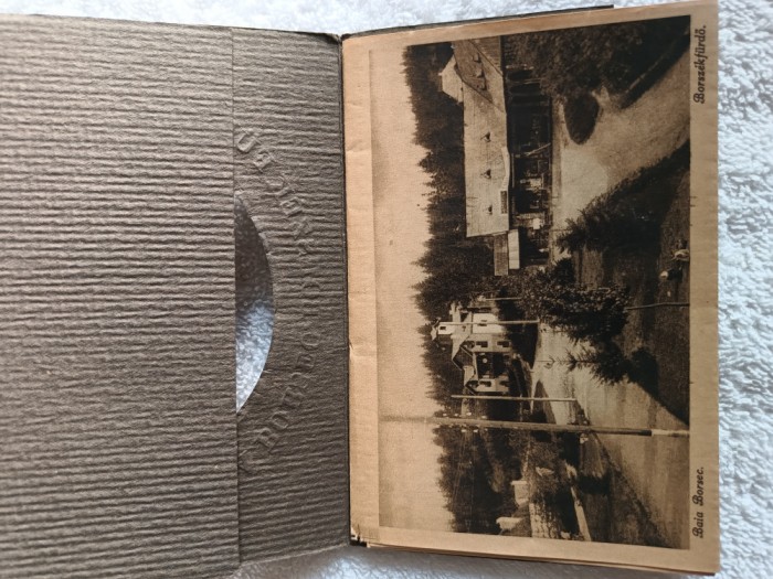 STATIUNEA BORSEC .PLIANT FOTOGRAFII STATIUNEA BORSEC ,BAIA BORSEK -BORSZEK FURDO ,anii 1930 -1941