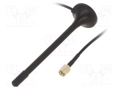 Antenă RF 2dBi magnet 50&amp;Omega; SR PASSIVES 433MHz &amp;Oslash;29,4mm foto