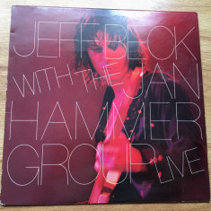 JEFF BECK with the JAN HAMMER GROUP - LIVE (1977,CBS/EPIC,UK) vinil vinyl