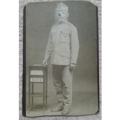 Fotografie pe carton, militar, 1985