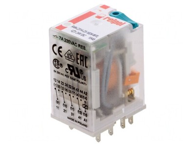 Releu electromagnetic 4PDT 24VDC 6A foto