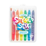 Cumpara ieftin Creioane acuarela cu gel, Smooth Stix, set 6 culori, Ooly