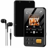 Cumpara ieftin Player MP3 Touchscreen 2.4 inch, Bluetooth 5.4, 64GB, Suporta Card 512GB, HiFi, Radio FM, Reportofon, USB-C, Casti, Negru