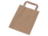 Sac de h&acirc;rtie PLAST L: 180mm, lățime: 85mm, maro, 250 bucăți