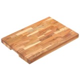 VidaXL Placă de tocat, 50x35x4 cm, lemn masiv de acacia