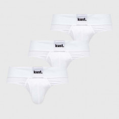 kust. slip din bumbac 3-pack culoarea alb