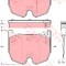 Set placute frana,frana disc MERCEDES E-CLASS T-Model (S211) (2003 - 2009) TRW GDB1599