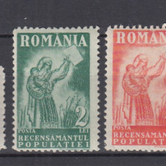 ROMANIA 1930 LP 85 RECENSAMANTUL POPULATIEI SERIE MNH