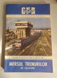Mersul trenurilor de calatori 23 mai 1982 - 28 mai 1983