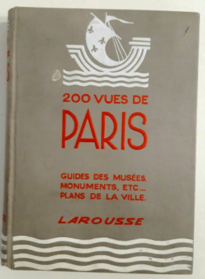 Carte veche 1930 Paris Ghid ilustrat Carte in limba franceza foto