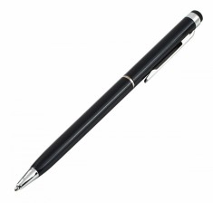 Pen display touchscreen, universal, metal, 13,5 cm, negru
