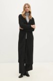 Answear Lab cardigan de lana culoarea negru