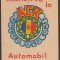 1971 Romania - Eticheta de chibrituri romanesti Automobil Clubul Roman / ACR