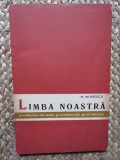 N. Mihaescu - Limba noastra, probleme de lexic si constructii gramaticale (1963)