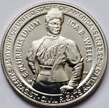 Moneda SUA 25 Cents 2025 Ida B. Wells, Lit.D., KM#809, American Women Quarter Program, Stare Necirculata