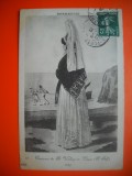 HOPCT 506 K VALERY EN CAUX -FEMEIE NORMANDIA 1912 -FRANTA -TCV-COSTUM SI COAFURA / COSTUME TRADITIONALE -EUROPA -CIRCULATA