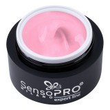 Cumpara ieftin Gel Constructie Unghii Expert Line SensoPRO Milano - Shimmer Milky Pink 15ml