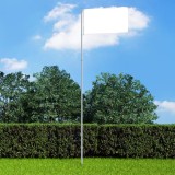 Cumpara ieftin St&acirc;lp de steag telescopic, 4 m, aluminiu