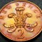 Moneda 2 (TW0) NEW PENCE- ANGLIA / MAREA BRITANIE, anul 1971 *cod 721 UNC CAMEO