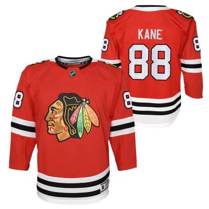 Chicago Blackhawks tricou de hochei pentru copii Patrick Kane Premier Home - L/XL