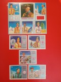 SHARJAH, SCUTISM - COLIȚĂ MNH + SERIE CU URME DE ȘARNIERĂ