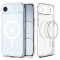 Husa MagSafe pentru Apple iPhone 17 Air, Spigen, Ultra Hybrid, Alba Satinata