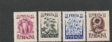 ROMANIA 1955 LP 399 PLANTE INDUSTRIALE SERIE MNH