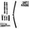 Stergator profesional 26&quot;/65cm - multiadaptor - CARGUARD Best CarHome