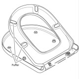Villeroy &amp; Boch Tampon pentru capac WC (Vivia, Subway 2.0)