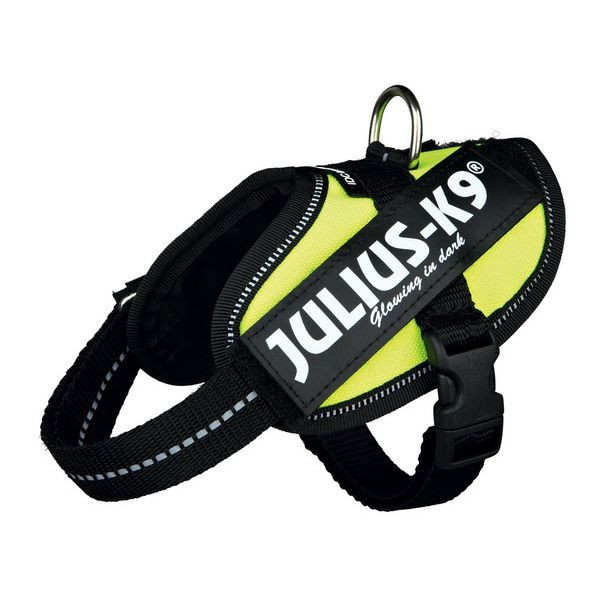 Julius K9 power ham pentru c&acirc;ine- galben neon, XS-S/33-45cm