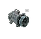 Compresor aer conditionat VW Transporter/Multivan/Caravelle T5, 2003-2016, motor 1.9 TDI, 63kw/77kw, diesel; 2.0, 85kw, benzina, rola curea 119 mm, 6