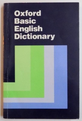 OXFORD BASIC ENGLISH DICTIONARY EDITED by SHIRLEY BURRIDGE , 1995 foto