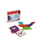 Puzzle magnetic educativ din lemn: Tangram - ***