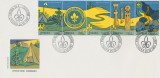 Romania 1997 - FDC Cercetasii Romaniei (streif de 5), LP 1442 a
