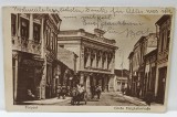 FOCSANI , STRADA UNIRII , IN PLAN APROPIAT FRIZERIA &#039; FIGARO &#039; , CARTE POSTALA , 1921