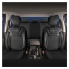 Set Huse Scaune Auto pentru Ford C-Max - Panda Prestige, Negru-Gri, 11 piese