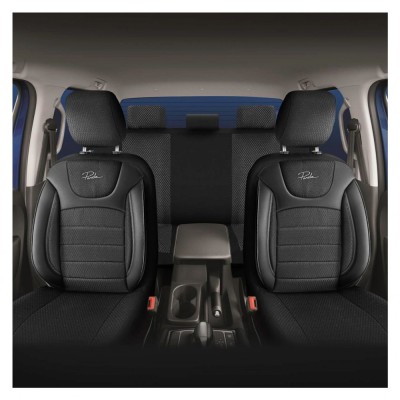 Set Huse Scaune Auto pentru Ford C-Max - Panda Prestige, Negru-Gri, 11 piese foto