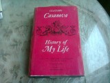 HISTORY OF MY LIFE - GIACOMO CASANOVA (CARTE IN LIMBA ENGLEZA)