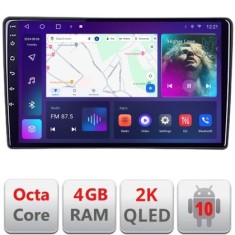 Navigatie Citroen Berlingo Opel Combo 2021- QLED 2K Octa core 4+32 DSP 360 Optic FHD internet gps radio carplay android auto kit-berlingo2021+EDT-E410