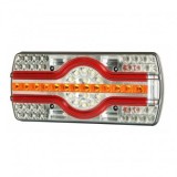Lampa LED Multifunctionala Auto, 12V/36V, Semnalizare Dinamica, Protectie Polaritate, Cablu 1m, E9/ECE R06/R07, EMC, IP68