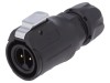 Mufă Circulară 2-Pin Aurită 10A