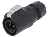 Mufă Circulară 2-Pin Aurită 10A