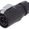Mufă Circulară 2-Pin Aurită 10A