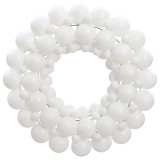 Cumpara ieftin Coroana de Craciun, alb, 45 cm, polistiren